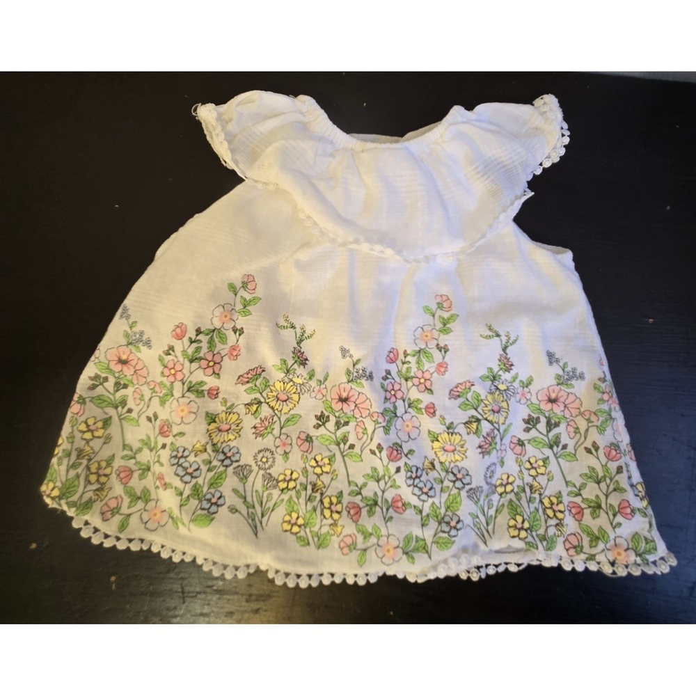Lot Of 4 Infant Girl's SZ 3 Month OneZs And Dress Spring/Summer Okie Dokie - Picture 2 of 15